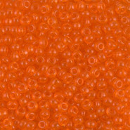 Miyuki seed beads 8/0 - Transparent orange 8-138